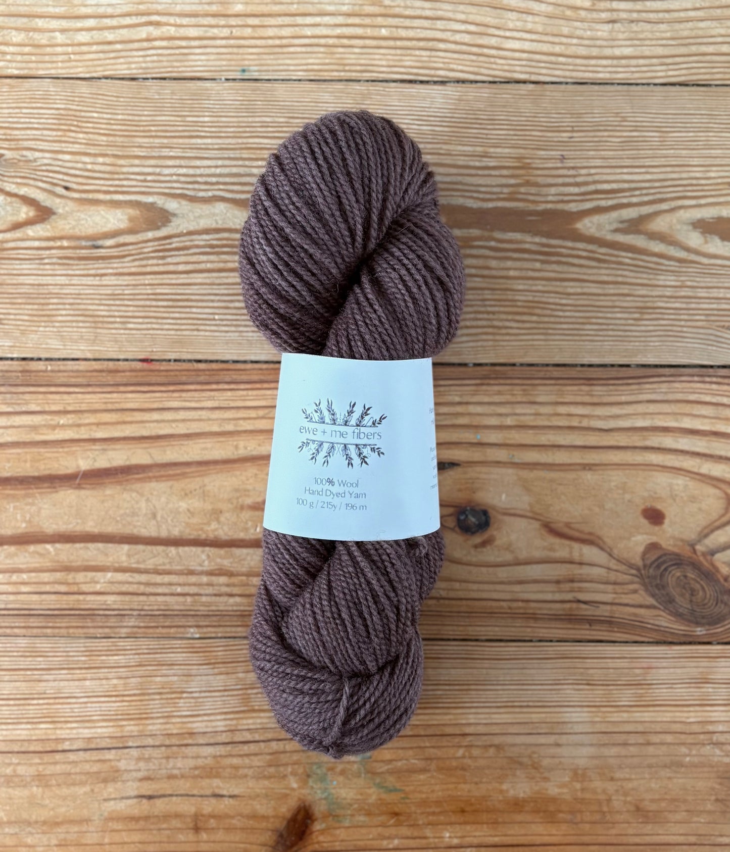 2 ply worsted weight 100% wool yarn - Teddy