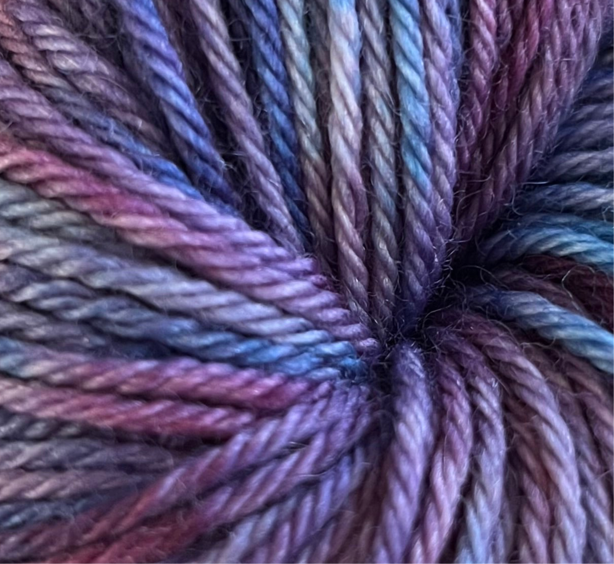 Wild Blueberry - Light Worsted Superwash Merino Yarn
